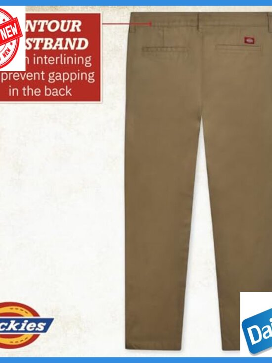 Mid-Rise Skinny Stretch Twill Work Pants, Contour Waistband - Picture 5 of 7